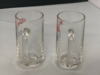 Set Of 2 Vintage Hamm’s Beer 5 1/2” Mugs Glasses Hamms Stein 2