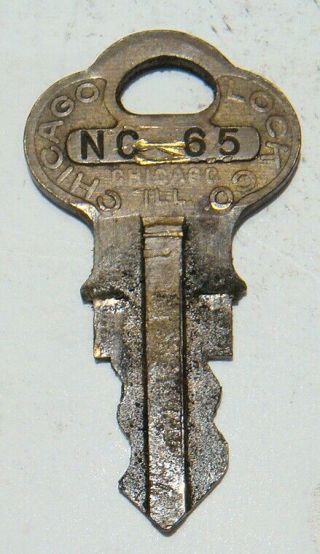 1 Northwestern NC65 Barrel Lock w/Original key Gum ball Peanut Vending Machines 5