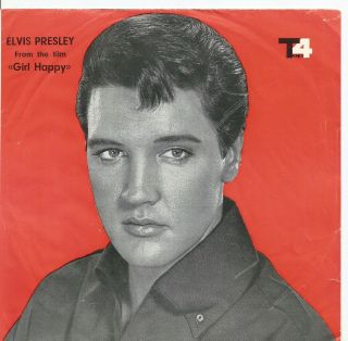 Elvis Presley - Girl Happy - Extremely Rare Orig.  60s Iranian Prs.  Ps 5 - Song Ep