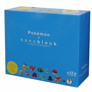 Nano - Block Mini Pocket Monster Series 01 Set Of 12 Nbmpm_ 01 F/s