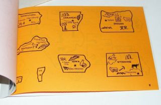 Vtg 1961 Chevron Oil Company Childs United States Paste Up Map MIP Gas Station 5