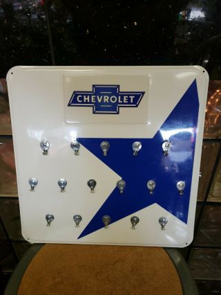 Chevrolet Metal Key Holder Sign