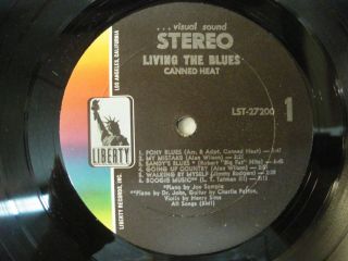 Canned Heat - Living the Blues 2xLP Liberty LST - 27200 4