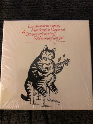 Vintage Kliban Cat Puzzle Box.  C.  1980
