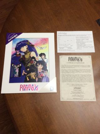 Ranma 1/2 Chroma - Cel Ani - Magine Anime Limited Edition 4990/5000