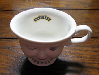 Baileys Tea Cup Winking Woman Face Helen Hunt For Los Angeles Youth Network Rare