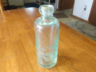 Vintage Florida Brewing Company Tampa,  Florida Clear Beer Bottle 2