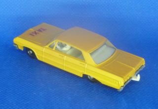 MATCHBOX CARS - MADE BY LESNEY IN ENGLAND 20C - TAXI 1965 W/BOX 4
