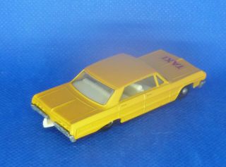 MATCHBOX CARS - MADE BY LESNEY IN ENGLAND 20C - TAXI 1965 W/BOX 5