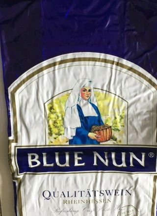 Blue Nun Wine Inflatable Bottle Large Blow Up