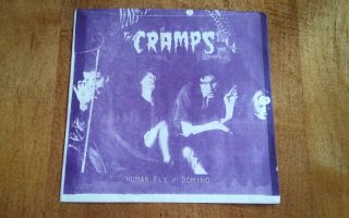 The Cramps.  " Human Fly / Domino ".  Vengeance 45 Rpm