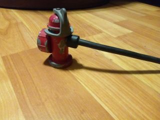 Vintage Metal Tonka Toys Red Fire Hydrant W/connection Hose