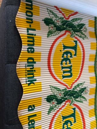 Vintage Teem Corregated Advertising Banner 1960’s Era