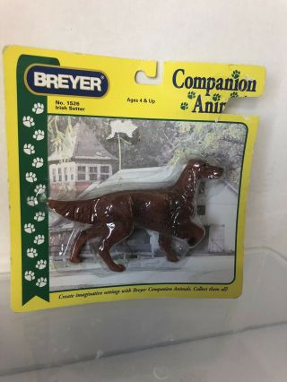 Breyer Companion Animal No.  1526 Irish Setter Retired Rare Item Collectible