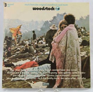 Woodstock 3 Record Set Vinyl Lp 1970 Cotillion Sd 3 500 Vg,