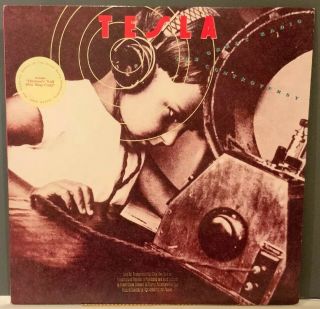 Tesla - The Great Radio Controversy,  Promo Lp W Hype,  Geffen Ghs - 24224
