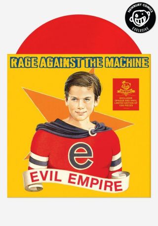 Rage Against The Machine Evil Empire Lp Opaque Red Vinyl /1200 Newbury