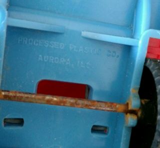Vintage 1960s Aurora Processed Plastics Dump Truck 6