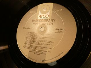 Bad Company: Holy Water (M - 1990 Atco A1 - 91371 LP) 2