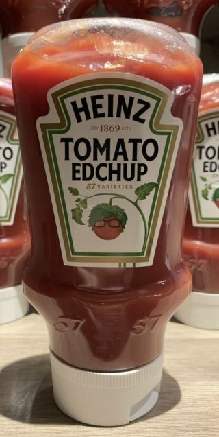 Limited Edition Heinz Edchup - Ed Sheeran X Heinz Ketchup - In Hand