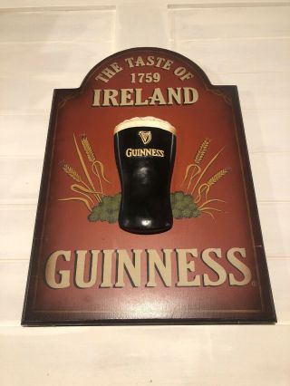 Guinness Official Wood Plaque