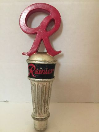 Rainier Beer Tap Keg Handle Vintage Retro