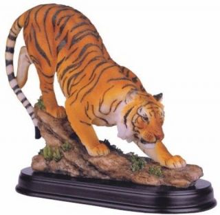 8 " Bengal Tiger Statue Collectible Nature Wildlife Animal Decoration Figurine