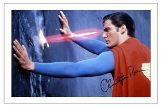 Christopher Reeve Superman Signed Photo Print Autograph Poster
