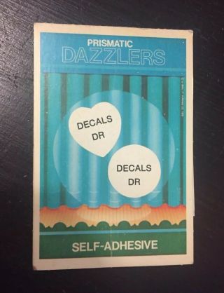 Vtg 80 ' s Era FRANKENSTEIN Vending Machine Prism Sticker Universal Monsters RARE 3