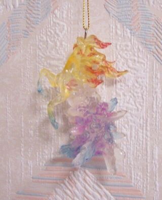 Trail Of The Painted Ponies Fire And Ice Christmas Ornament
