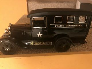 Jim Beam Decanter Police Car Paddy Wagon 1931 Ford Model A