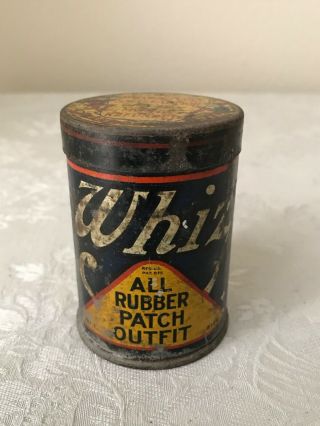 Whiz No.  1 All Rubber Patch Outfit Repair Kit Tin Rm Hollingshead Co Camden Nj