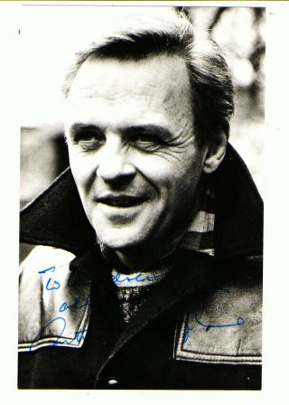Anthony Hopkins Hannibal Lecter Silence Of The Lambs Signed Photo