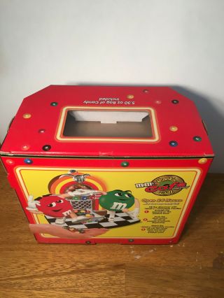M&M ' s Rock ' n ' Roll Cafe Candy Dispenser Jukebox Red and Green Character M&Ms 2