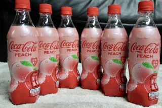 Coca Cola White Peach Coke Japan Exclusive 6 Pack Import From Japan