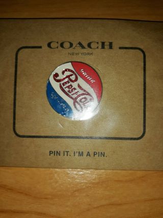 Coach Pepsi Pin