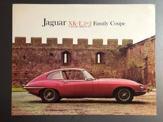 1956 - 1967 Jaguar Xke 2,  2 Showroom Advertising Sales Sheet Rare Awesome L@@k