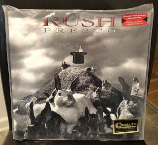 Rush Presto 200 Gram 12” Vinyl Lp Remastered Audiophile Album