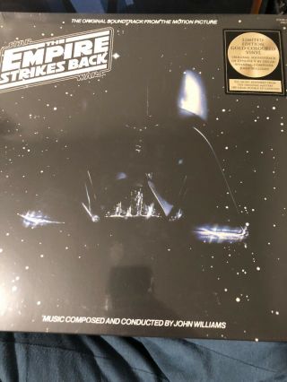 Star Wars Episode V: The Empire Strikes Back Limited Gold Vinyl Lp