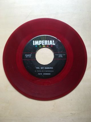 RARE NORTHERN SOUL FATS DOMINOS (RED VINYL) 1950’s IMPERIAL RECORDS 2