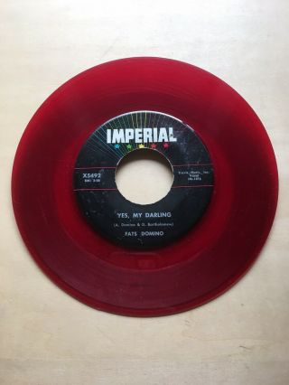 RARE NORTHERN SOUL FATS DOMINOS (RED VINYL) 1950’s IMPERIAL RECORDS 5