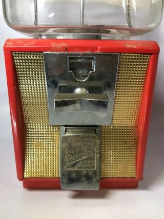 Vintage Northwestern Model 60 Gumball Vending Machine 5 Cents 5c 3