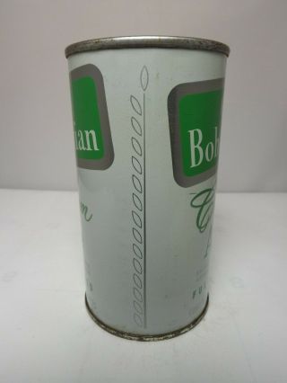 OLD BOHEMIAN CREAM ALE STRAIGHT STEEL JUICE TAB BEER CAN 99 - 15 - D DULL SILVER 2