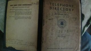 Rare Beaumont Texas July 1932 Telephone Directory/phone Book Southwestern Bell.