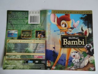 Signed Autographed DVD Walt Disney ' s Bambi - Peter Behn & Donnie Dunagan 2