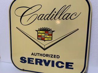 Cadillac Authorized Service vintage style Porcelain Sign 2