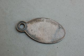 Marathon Oil VEP Ohio Oil Co Copper Fob Keychain Tag Vintage 1 3/4 