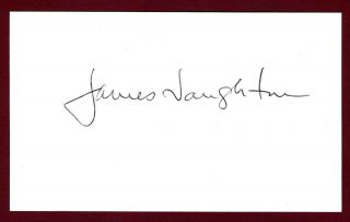 James Naughton Actor Planet Of The Apes (tv Series) Signed 3x5 Card C15522