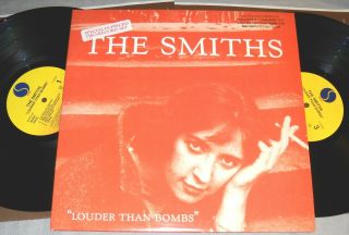 The Smiths Louder Than Bombs Vinyl 2 Lp Promo Record 1st Us Ed.  1987 Album Ex,  /nm