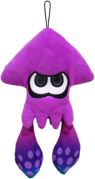 Real Little Buddy Splatoon Plush (1436) Purple Inkling Squid Plush